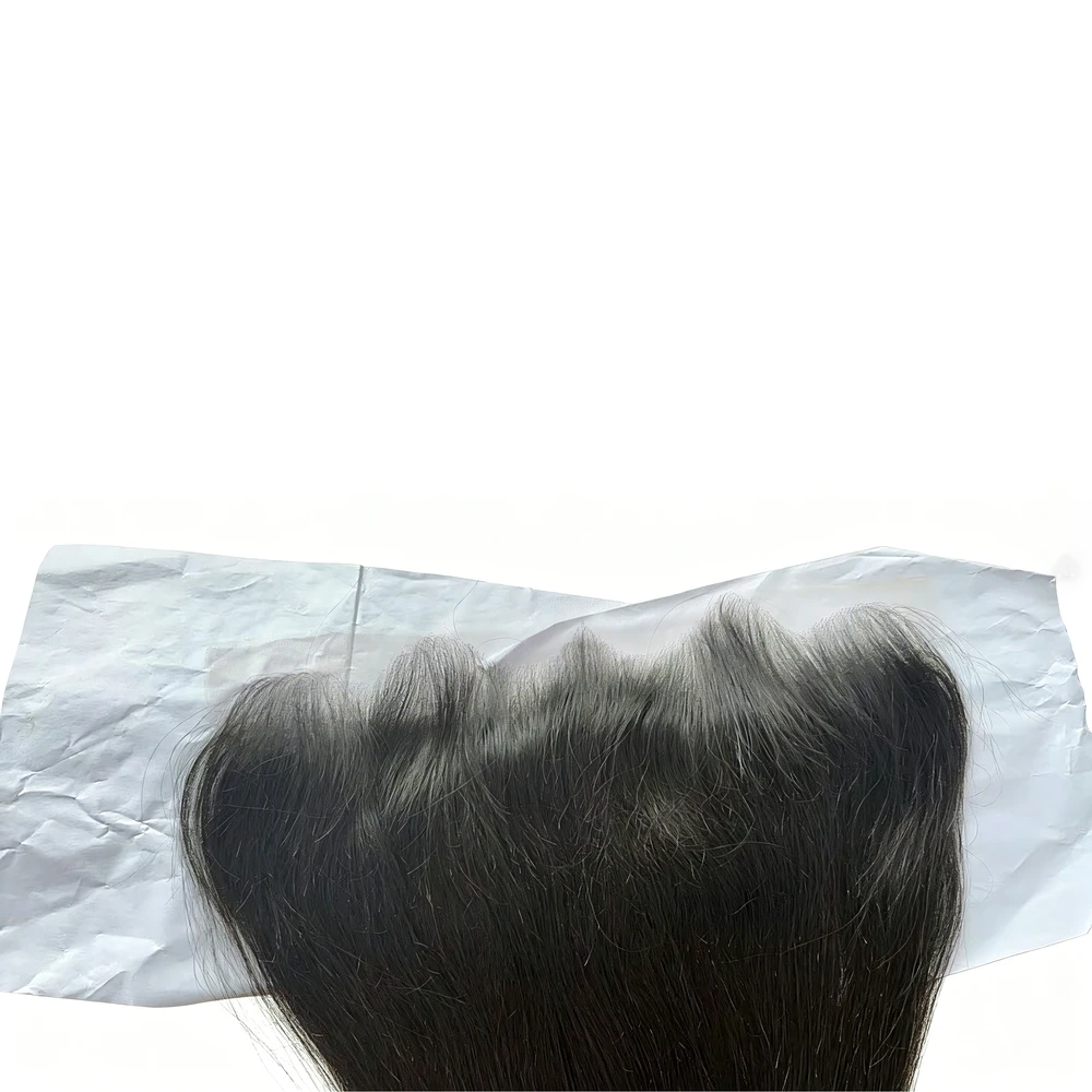 13x4 Lace Frontal Straight Human Hair Pieces with Hairline